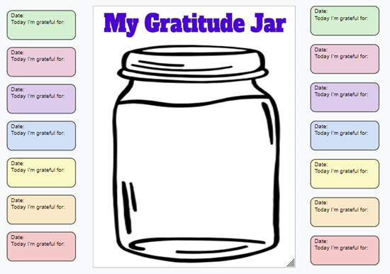 Hari Shree gratitude jar
